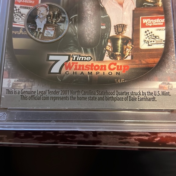 2001 Dale Earnhardt N. Carolina State Quarter Limited edition - Picture 7 of 7
